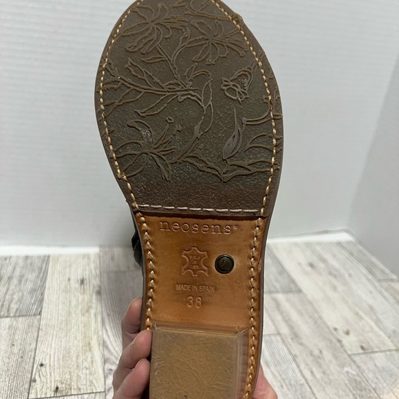 Neosens Ankle Boots heeled leather Spain size 38-7 - Picture 6 of 15